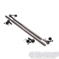 Crossover Steering Tie Rod and Drag Link Kit with Threaeded Thick DOM Tubing